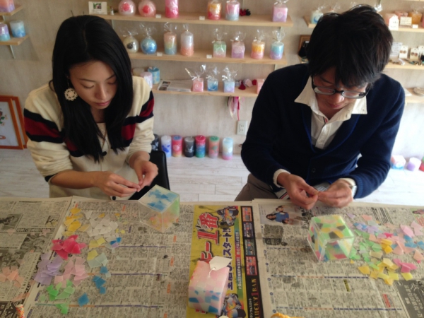 手作り体験なら、名古屋市中区のキャンドルショップKumushでキャンドル作り体験してみませんか？