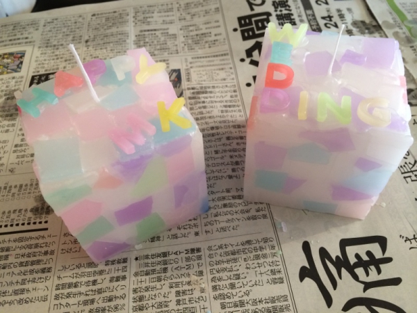 手作り体験＠名古屋のキャンドルショップKumushで可愛いキャンドルを作りませんか？