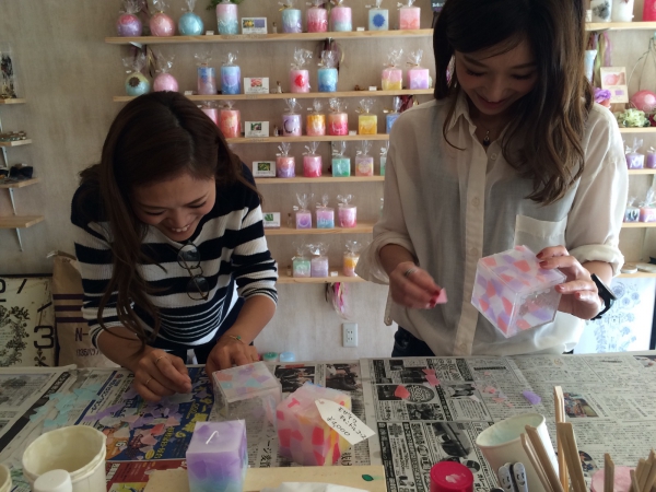キャンドル作り体験教室★名古屋ではKumushしかないキャンドル作りのコースが1番人気です★
