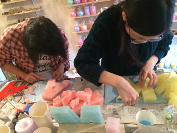名古屋ではKumushだけ☆イニシャルキャンドル手作り体験！